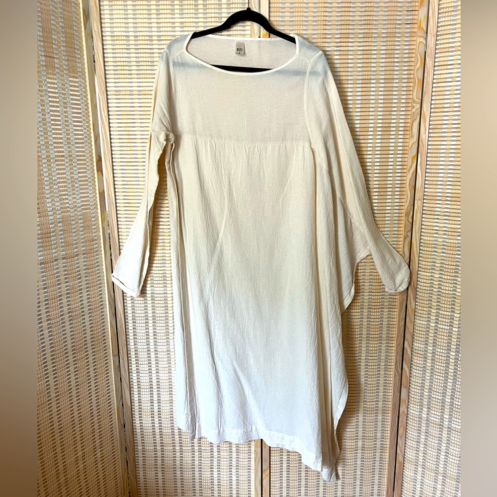 Uzi NYC Caped Box Dress